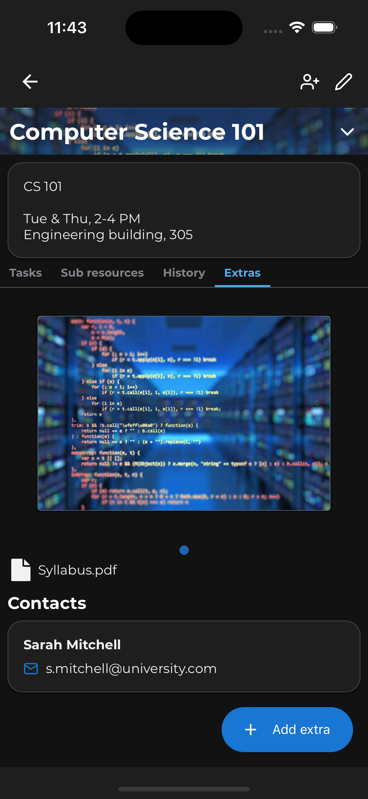 Access study materials