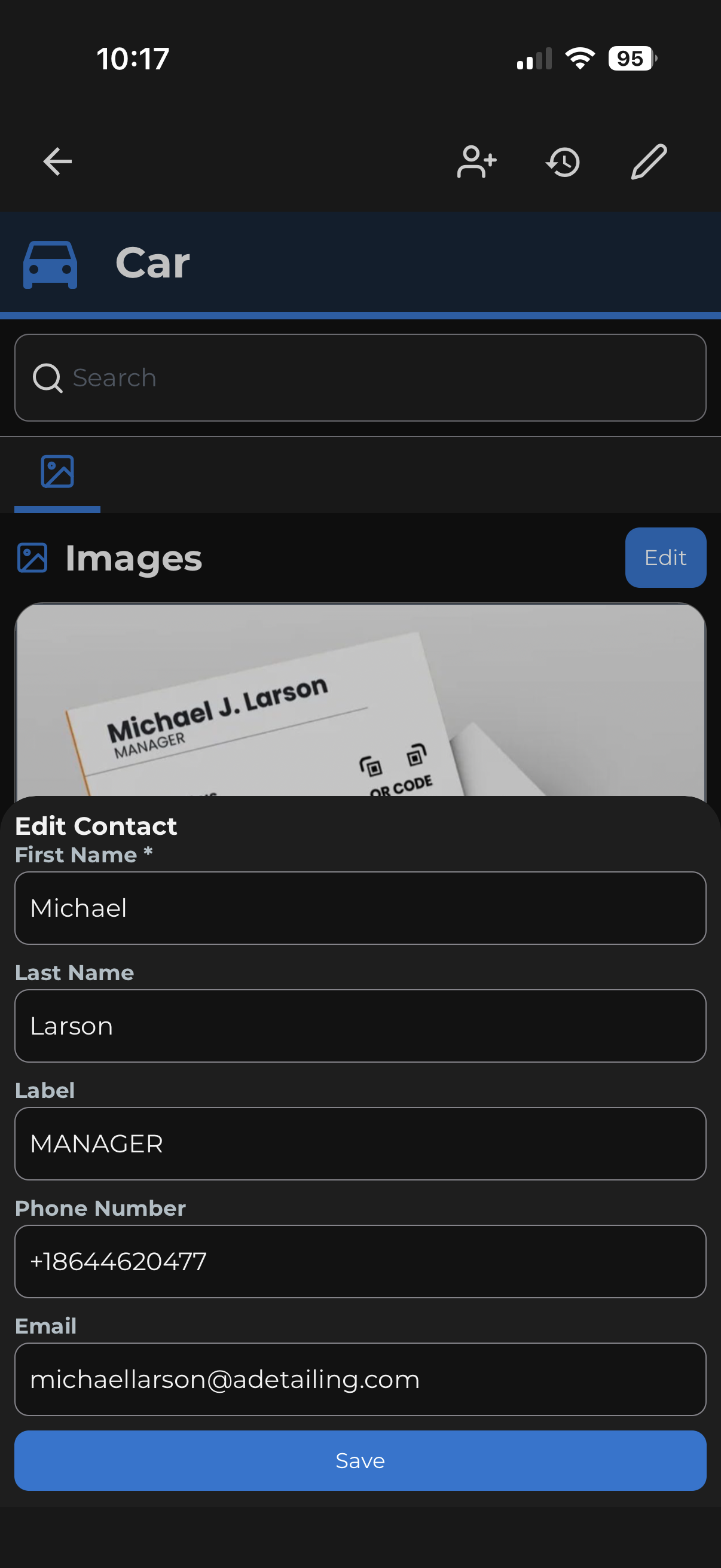 AI contact creation step 2