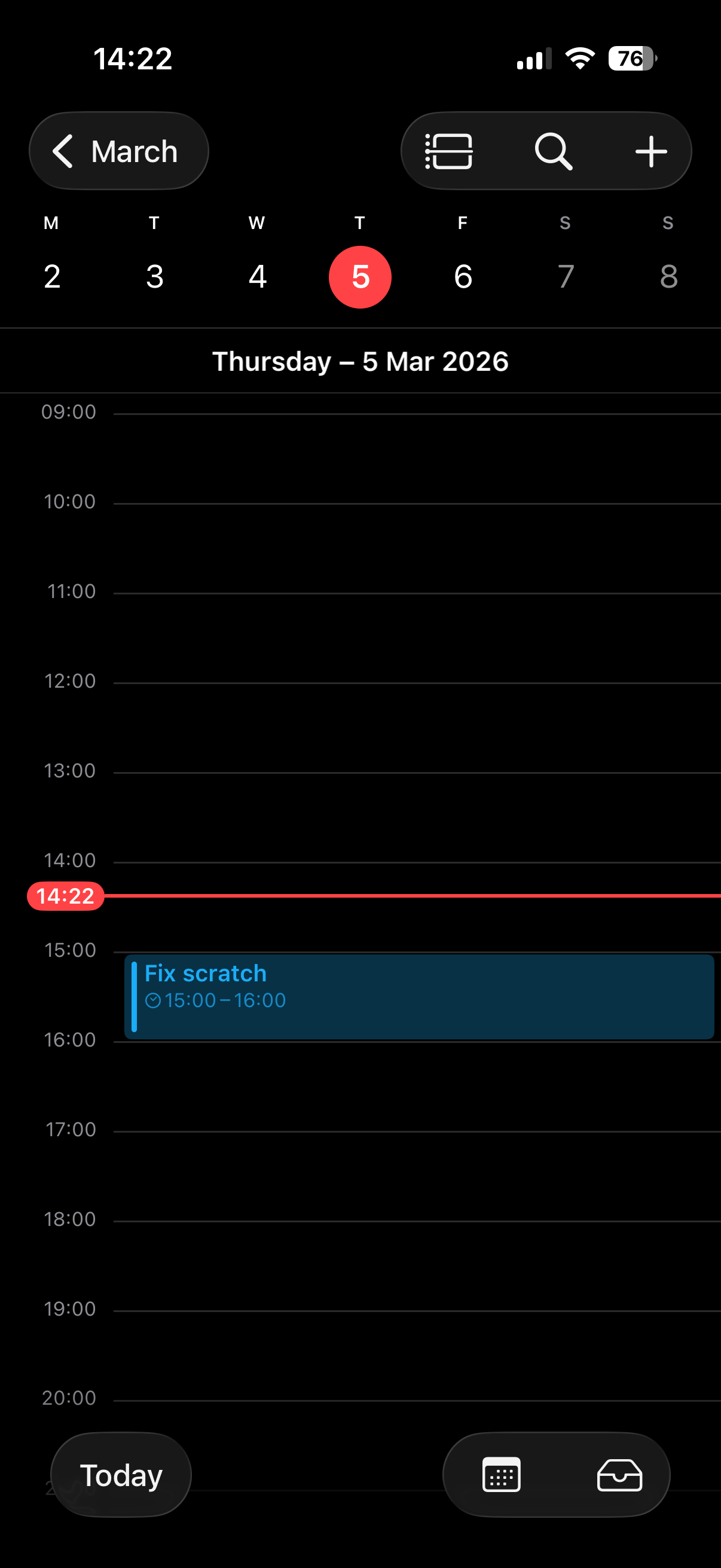 Calendar sync step 3